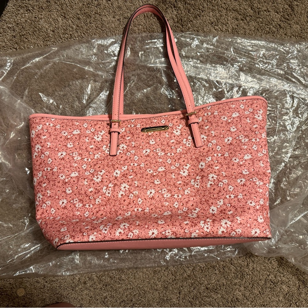 Michael Kors large Floral Pink travel Tote Bag